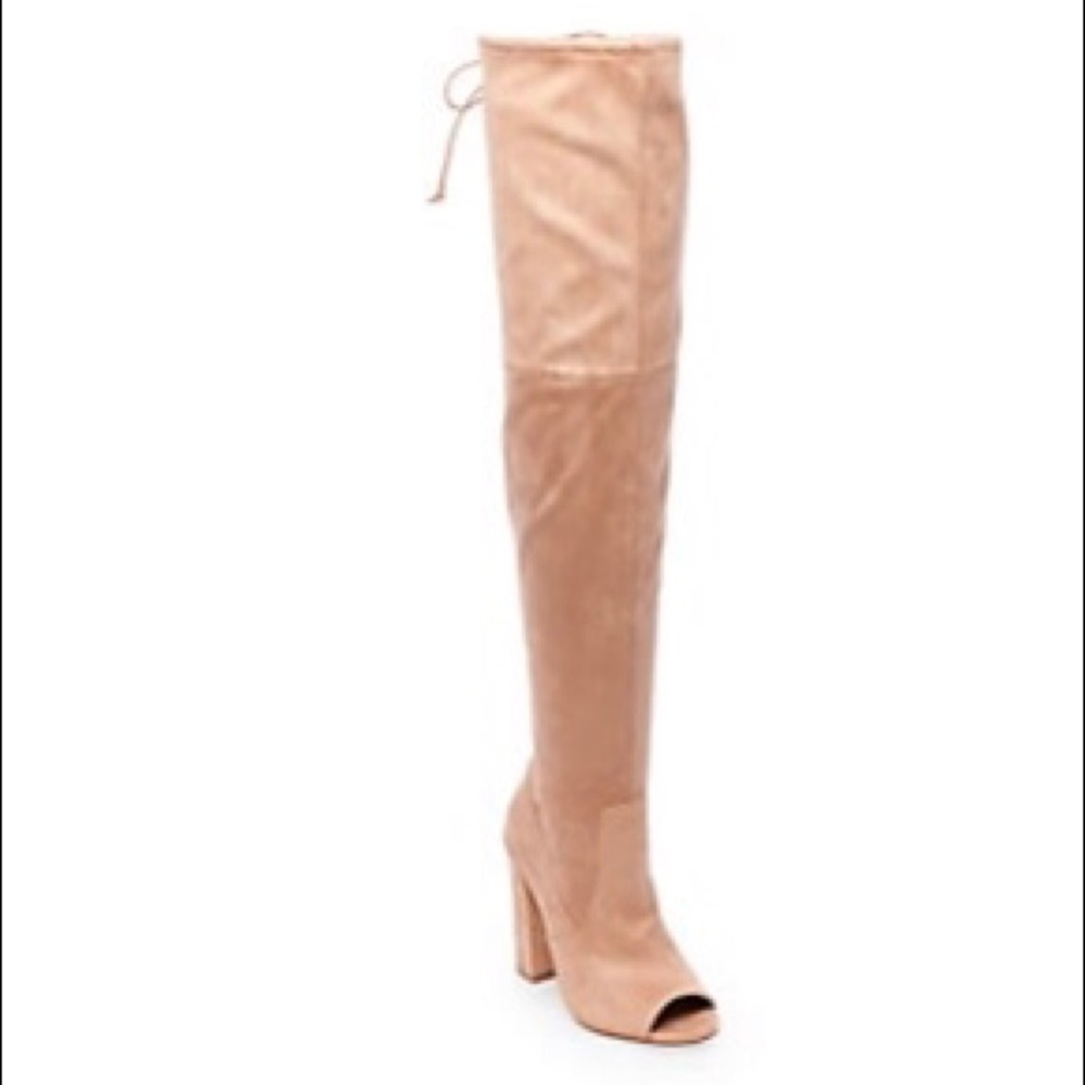 Steve Madden over the knee suede boots